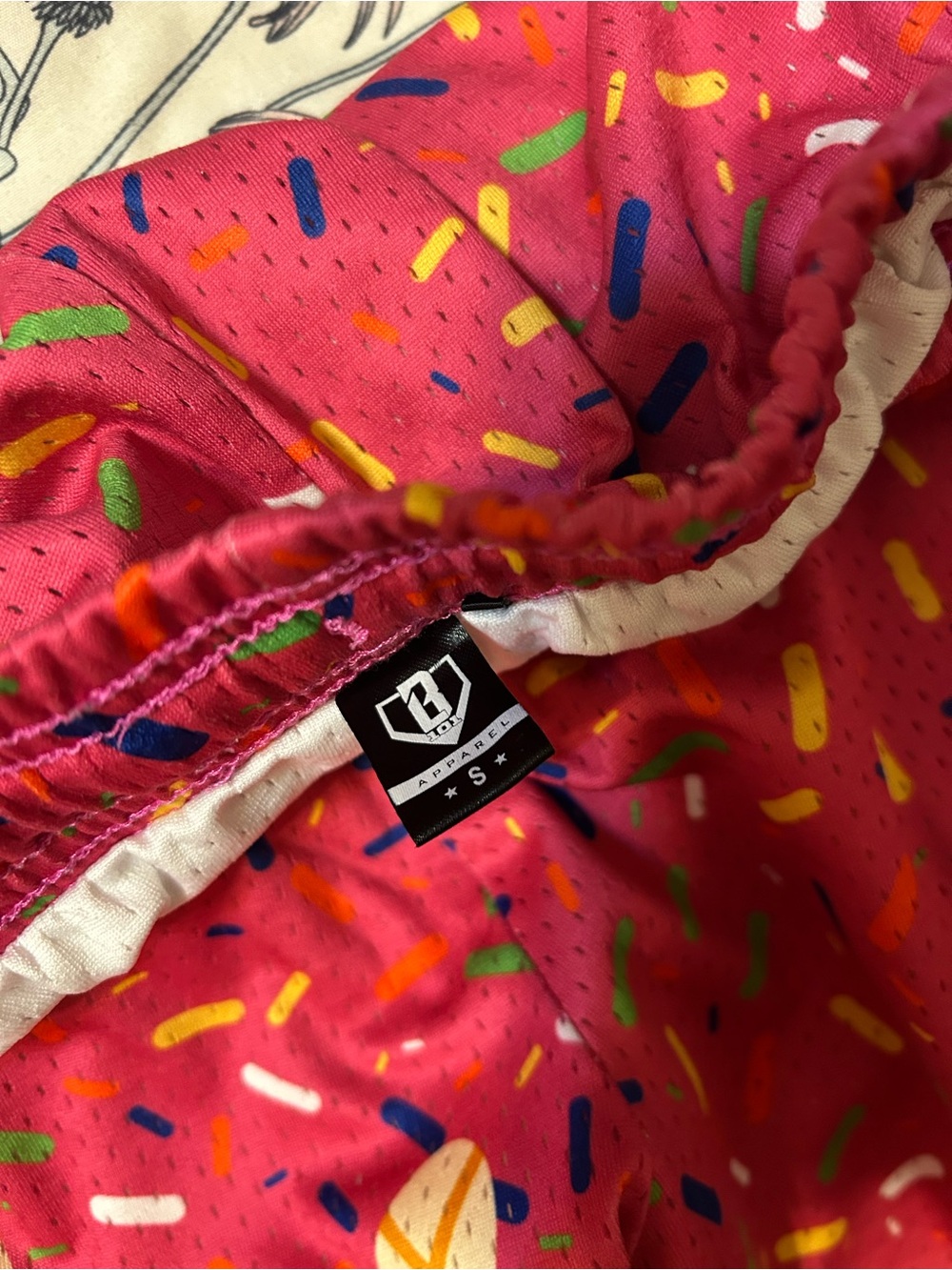Baseball 101 pink ice cream shorts - Picture 4 of 4